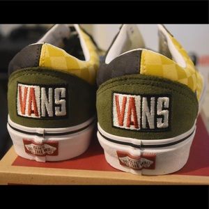 Vans Old Skool OTW Rally Checkboard Green Yellow